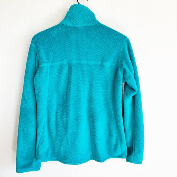 Patagonia Re-Tool Snap-T Fleece L Teal Blue Polartec Pullover Sweatshirt - Picture 5 of 8
